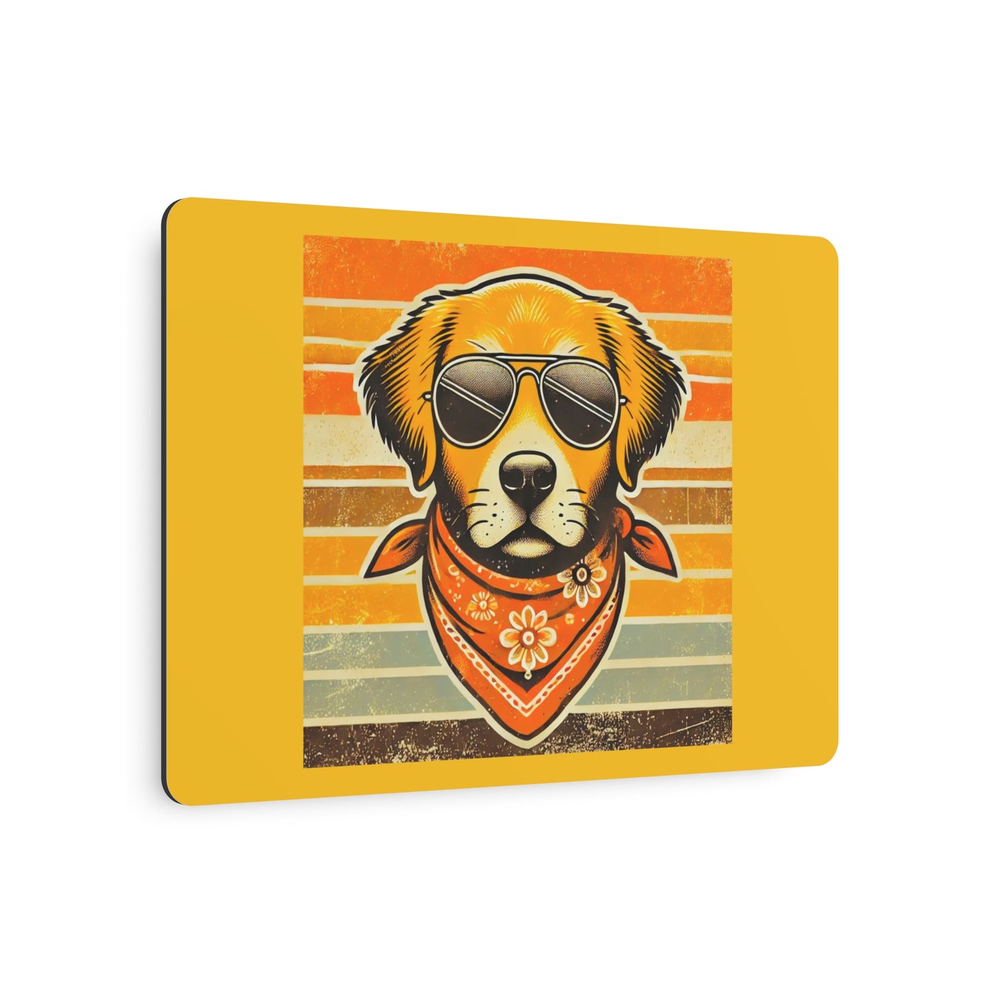 Retro Dog Metal Art Sign